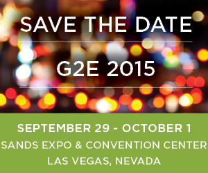 Save the Date for G2E 2015